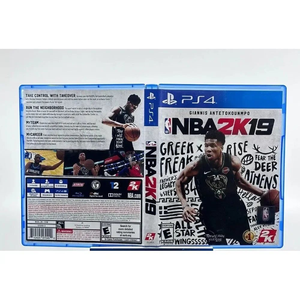 NBA 2K19 PS4 CIB W/ Manual (PlayStation‎ 4, 2018)